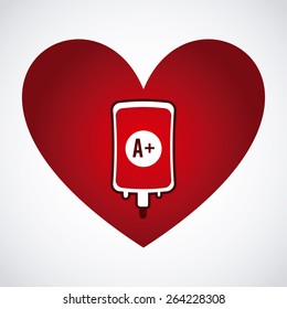 donate blood design, vector illustration eps10 graphic 