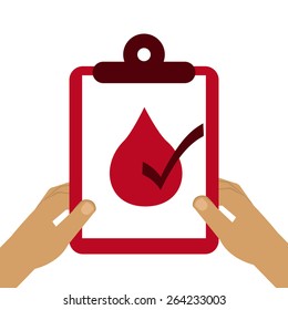 donate blood design, vector illustration eps10 graphic 
