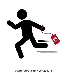 donate blood design, vector illustration eps10 graphic 
