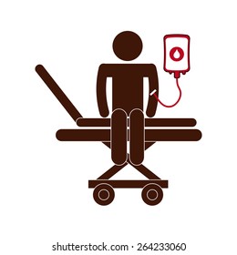donate blood design, vector illustration eps10 graphic 