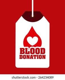 donate blood design, vector illustration eps10 graphic 