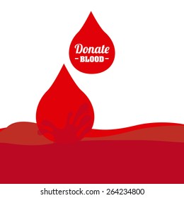 donate blood design, vector illustration eps10 graphic 