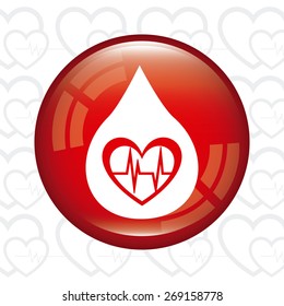 donate blood design, vector illustration eps10 graphic