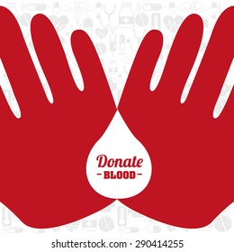 donate blood design, vector illustration eps10 graphic 