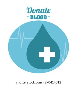 donate blood design, vector illustration eps10 graphic 