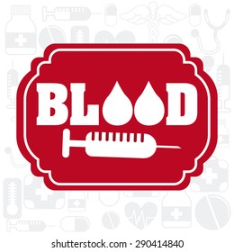 donate blood design, vector illustration eps10 graphic 