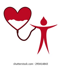 donate blood design, vector illustration eps10 graphic 