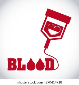 donate blood design, vector illustration eps10 graphic 