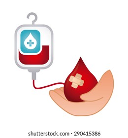 donate blood design, vector illustration eps10 graphic 