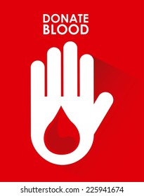 donate blood graphic design , vector illustration