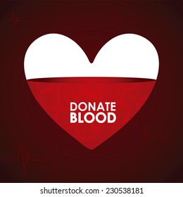 donate blood graphic design , vector illustration