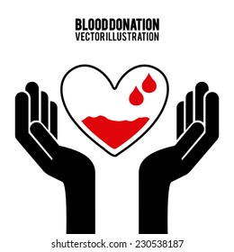 donate blood graphic design , vector illustration