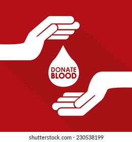 donate blood graphic design , vector illustration