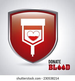 donate blood graphic design , vector illustration