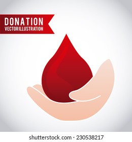 donate blood graphic design , vector illustration