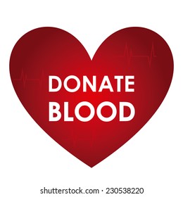 donate blood graphic design , vector illustration