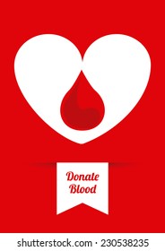 donate blood graphic design , vector illustration
