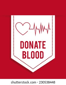 donate blood graphic design , vector illustration