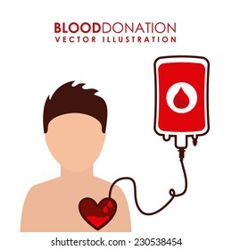 donate blood graphic design , vector illustration