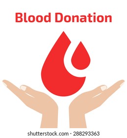 Donate blood logo