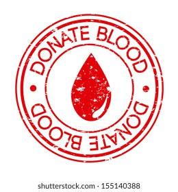 donate blood over white background vector illustration 