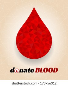Donate blood poster
