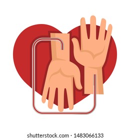 donar; sangre; transfusión; vector; aislado; icono; donante; corazón; ayuda; mano; brazo; laboratorio; infección; dar; atención; emergencia; cuentagotas; vida; día; tubo; mundo; salud; caridad; hospital; aguja; 2.º hidroeléctrica