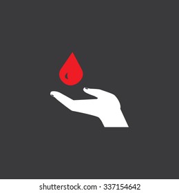 Donate blood vector illustration