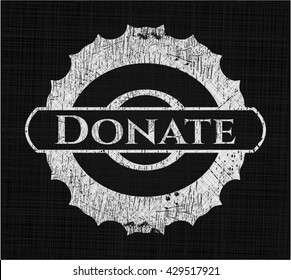 Donar con textura de pizarra
