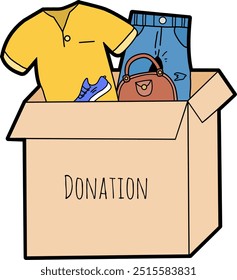 donate clothes, bags and shoes