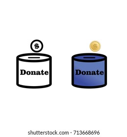 donate coin icon