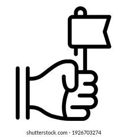 Donate contribution icon. Outline donate contribution vector icon for web design isolated on white background