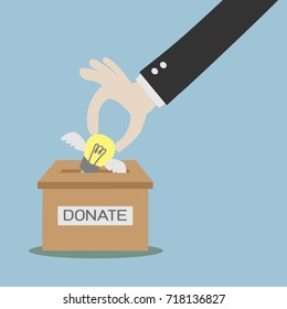 Donate Flying Idea.