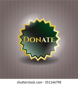 Donar insignia o emblema de oro