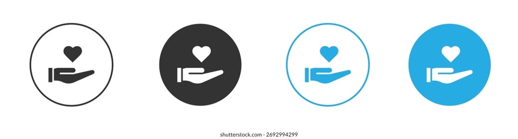 Donate icon. Graphic icon design template