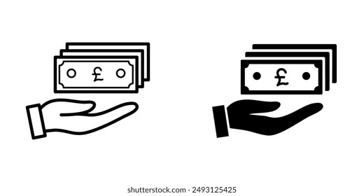 Donate icon illustration vector design template