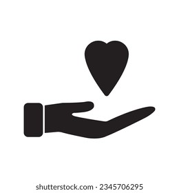 Donate icon vector illustration symbol design