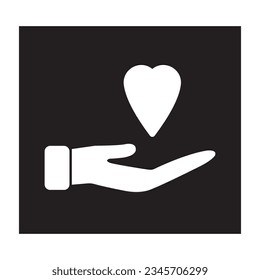 Donate icon vector illustration symbol design