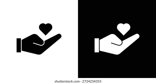 Icono de donar. Plantilla de Vector. Concepto Icon diseño plano.