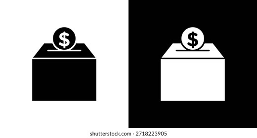 Donar iconos. Vector Plantilla Ilustración Símbolo Píxeles Perfecto