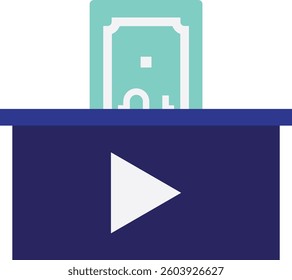 Donate Money Donation Icon Vector Flat Illustration