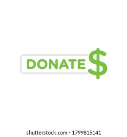 Donate, Money Symbol, Charity, Giveaway, Dollar Sign, Check Vector Illustration Background