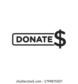 Donate, Money Symbol, Charity, Giveaway, Dollar Sign, Check Vector Illustration Background