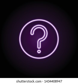 donate neon icon. Elements of web set. Simple icon for websites, web design, mobile app, info graphics