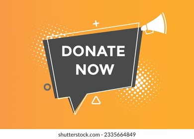 Donar ahora plantillas de banners web. Ilustración vectorial 
