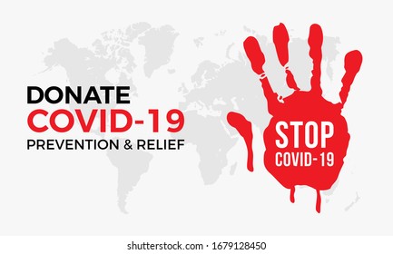 Donate now COVID-19 Corona Virus 