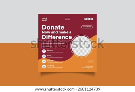 Donate Now and Make a Difference Flyer