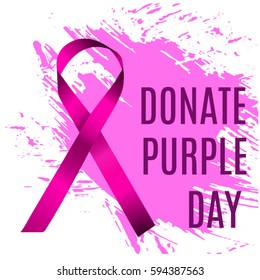 Donate purple day