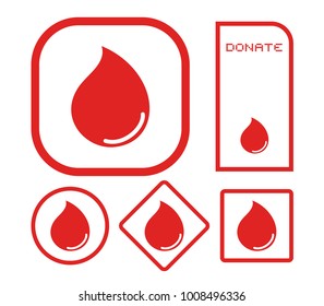 Donate symbols design