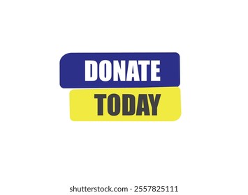 Donate today, clock, button, vector, banner template, website, design,
